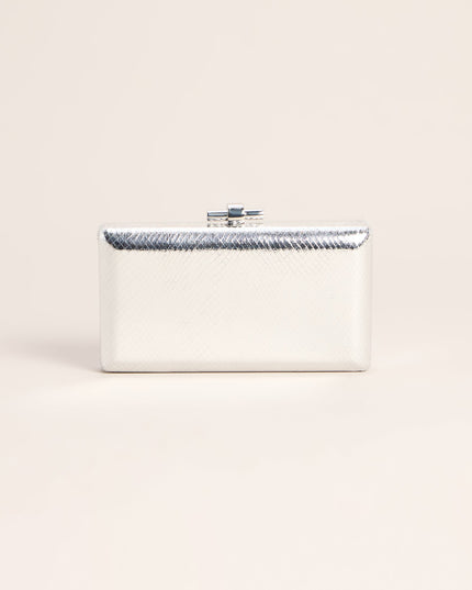 Chic Plus One Metallic Snake Clutch