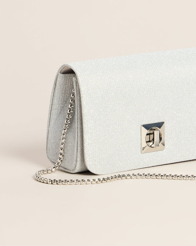 Booked And Shining Glitter Clutch Bag