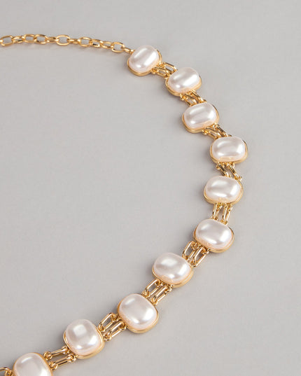 Polished Details Pearl Chain Belt