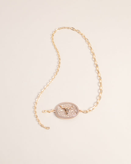 Wild West Longhorn Chain Belt