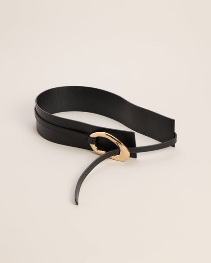 Chic Definition Double-Strap Faux Leather Belt