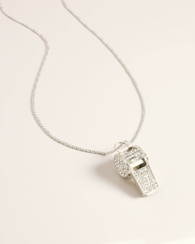 Call It Glam Referee Whistle Necklace