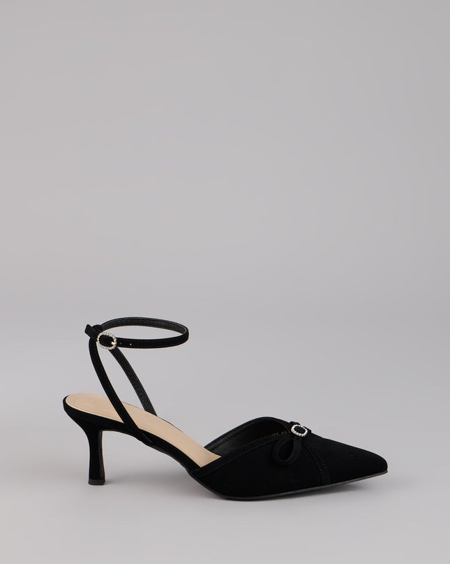 Sweet Point Kitten Bow Heels