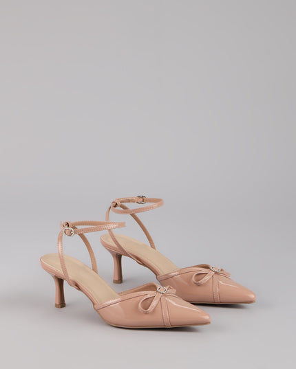 Sweet Point Kitten Bow Heels