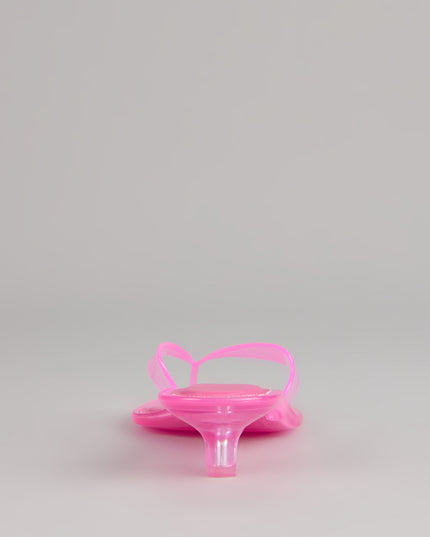 Clear Choice Jelly Thong Kitten Heels