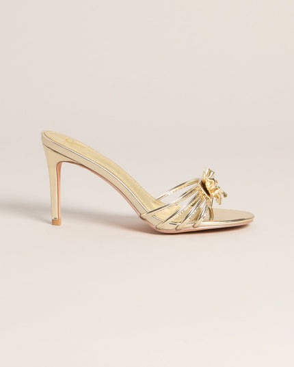Dressed Up Glow Floral Mule Heels