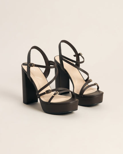 Soft Glam Steps Platform Block Heels