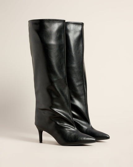 City Sleek Knee High Stiletto Boots