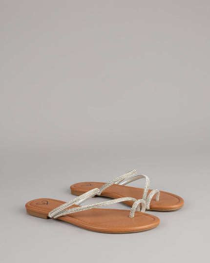 Twinkle Toes Rhinestone Strappy Sandals
