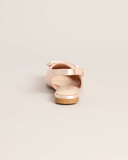 First Position Satin Bow Ballet Flats