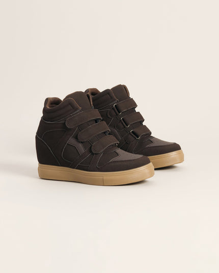 Next Level Velcro Wedge Sneakers